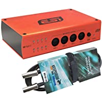Los mejores  - ESI M4U eX - Interfaz MIDI (8 puertos USB 3.0- cable MIDI keepdrum de 2 m)